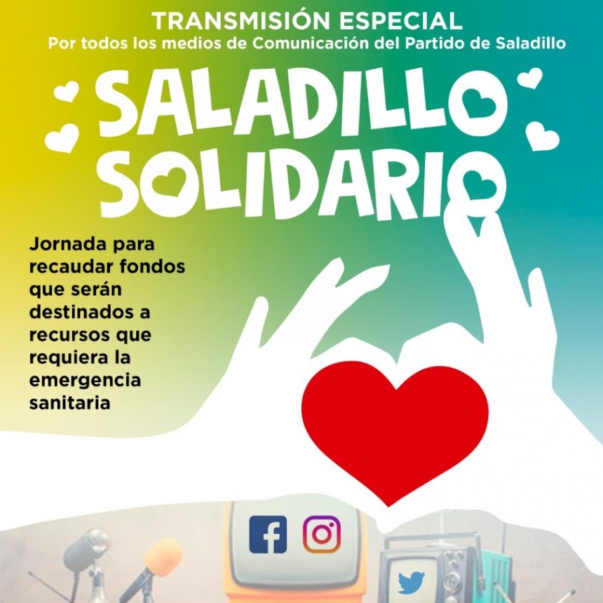 Este domingo: Saladillo Solidario