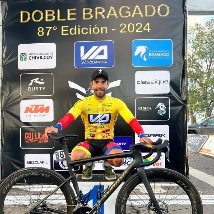 Ciclismo: El uruguayo Anchieri ganó la 1° etapa de Doble Bragado 