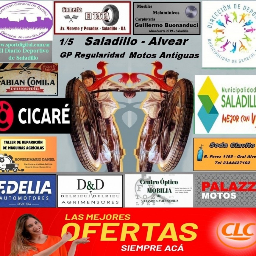 Todo listo para el 1° Gran Premio de Regularidad para Motos Antiguas 