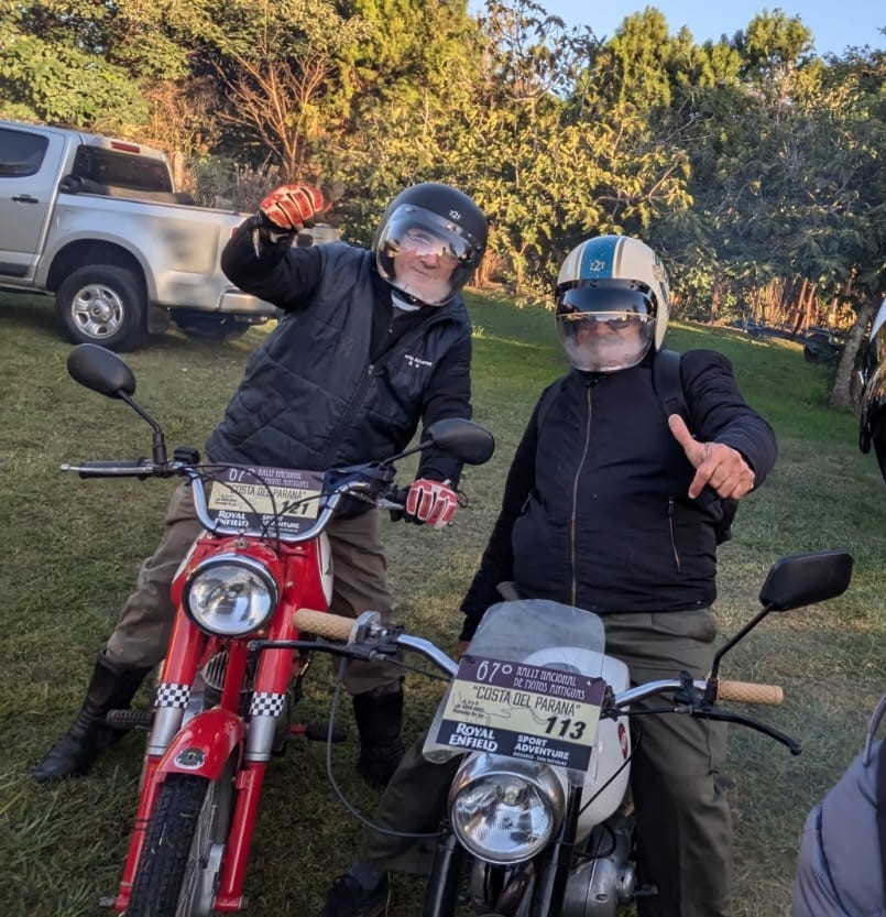 Segundo lugar para Miguel Caram en el 67° Rally Nacional de Motos Antiguas de Ramallo