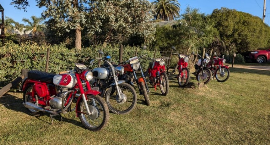 Saladillenses y Alvearenses participaron del 67° Rally Nacional de Motos Antiguas de Ramallo