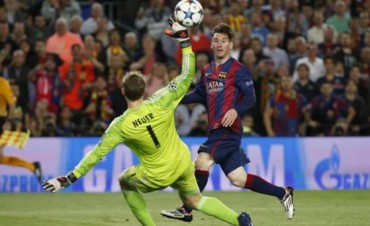 El muro hacia Berlín se vino abajo. Nada aguanta en pie ante el imparable Messi.