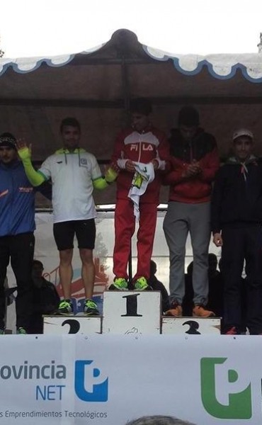 Ezequiel Aguilera corrió los 10K de Olavarria