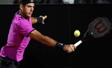 Del Potro-Djokovic fue suspendido por lluvia y se completará este sábado