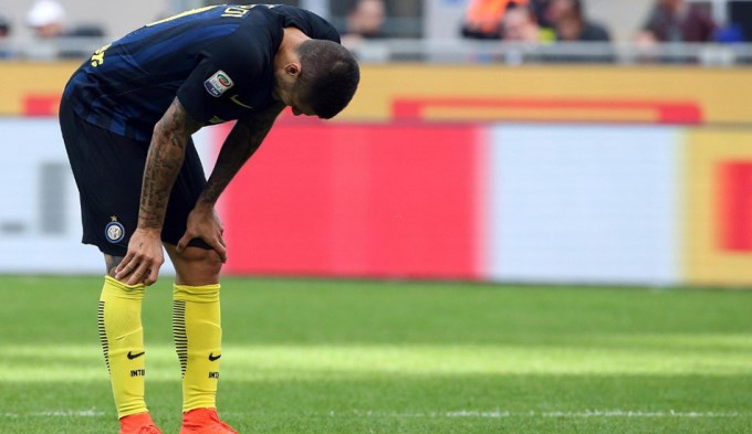 Se lesionó Icardi, justo cuando iba a ser convocado a la Selección