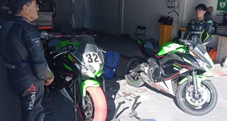 Motociclismo: Valentín Valor entrenó en el Autódromo de Rafaela