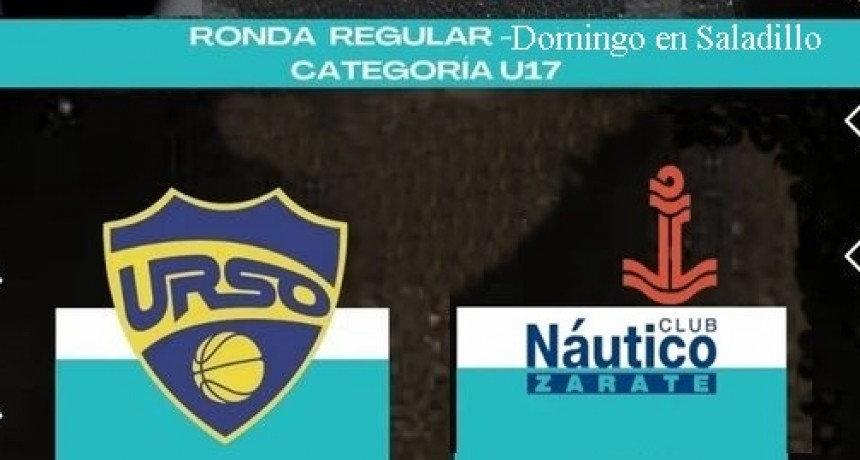Básquet: Los juveniles Urso reciben al fuerte Náutico de Zarate por el Prefederal 