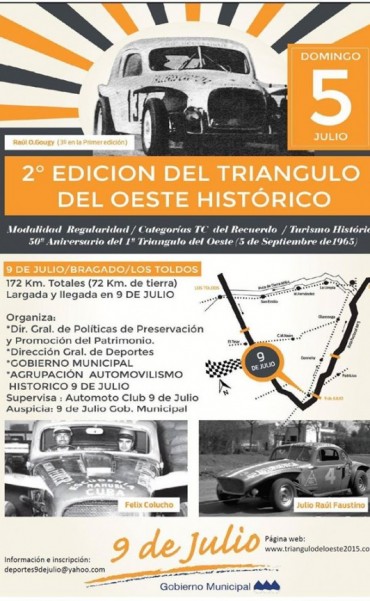 Se corre la 2º edición del Triangulo del Oeste Histórico de Regularidad 
