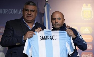 La AFA presentó a Jorge Sampaoli: 