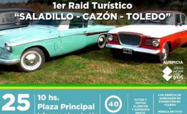 Se realiza este domingo el Primer Raid Tur&iacute;stico para Autos Cl&aacute;sicos y Antiguos
