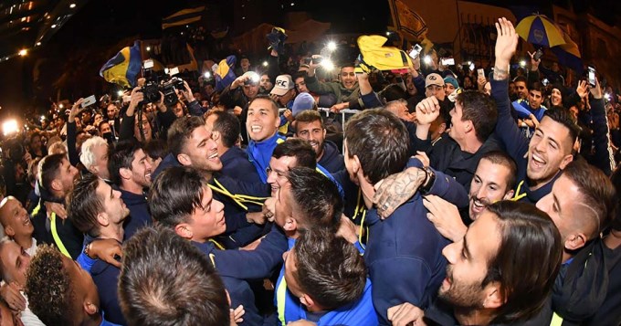 Boca sali&oacute; campe&oacute;n sin jugar