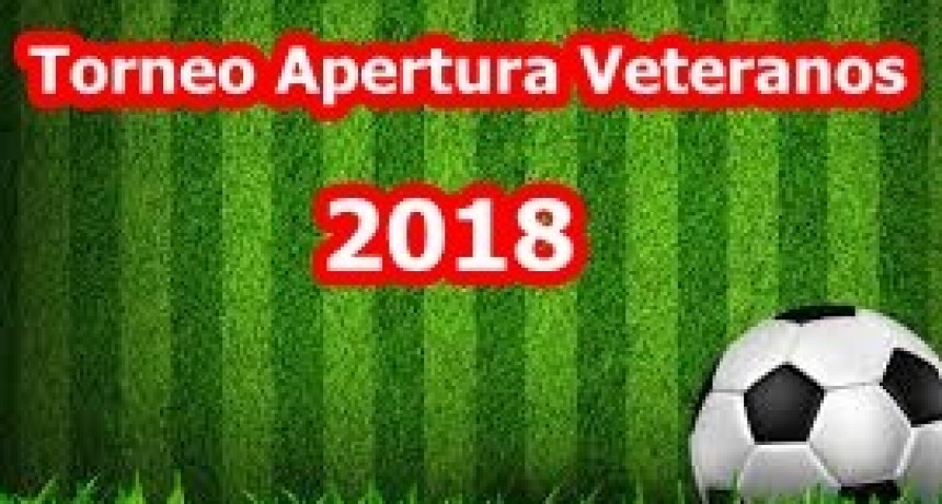 Se juega la novena fecha del Torneo de Veteranos