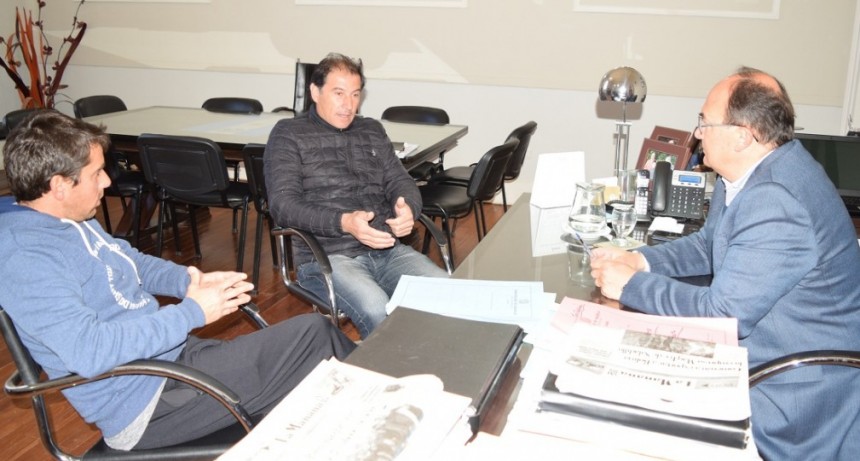 Presidente de la LFS  fue recibido por el Intendente
