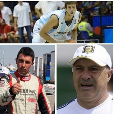 Olarticoechea, Del&iacute;a y Bruno representan a Saladillo de la mejor manera