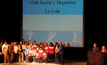 Municipio de Saladillo agasajo a las Instituciones Deportivas