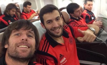 River llegó a Monterrey para disputar la final de la Copa Libertadores