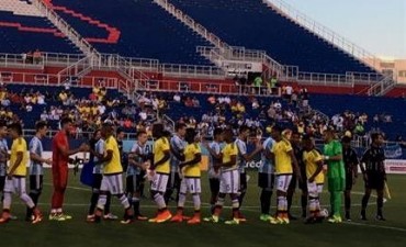 La selecci&oacute;n del Vasco empat&oacute; sin goles con Colombia
