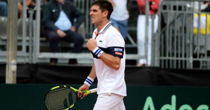 Delbonis le ganó un partidazo a Seppi y puso el 1-0 de Argentina