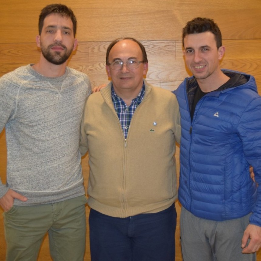 Bruno y Scoltore  hablaron con Salomón sobre  la próxima competencia