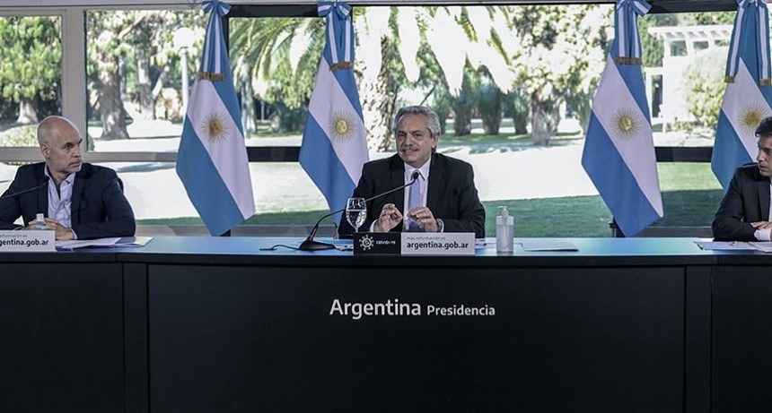 El Presidente se reúne con Rodríguez Larreta y Kicillof para definir cómo sigue el aislamiento