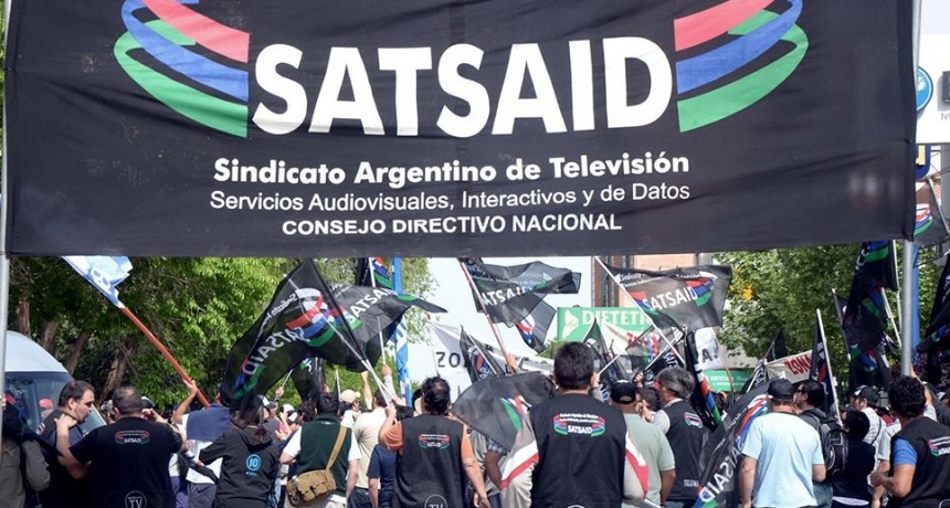 Trabajadores de Canal 13 y Polka marchan en defensa del empleo y el pago de salarios