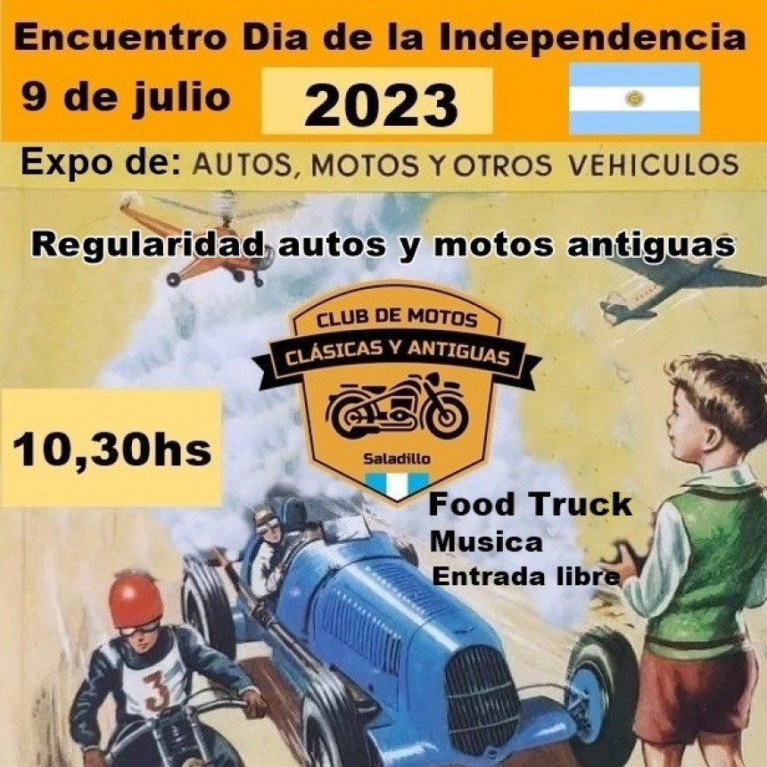 AGENDA PARA EL FIN DE SEMANA EN SALADILLO