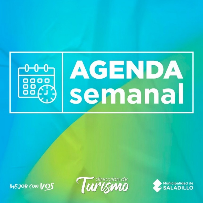En Saladillo: Agenda del fin de semana