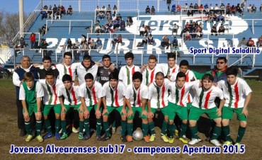 Jovenes Alvearenses campeones en Sub17