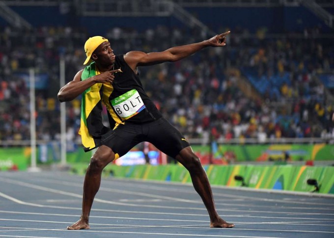 Usain Bolt, tricampeón olímpico de 100 metros 