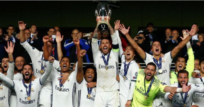 El Real Madrid se quedó con la Supercopa de Europa