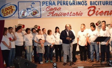 Cena aniversario de la Peña Peregrinos de Biciturismo de Saladillo