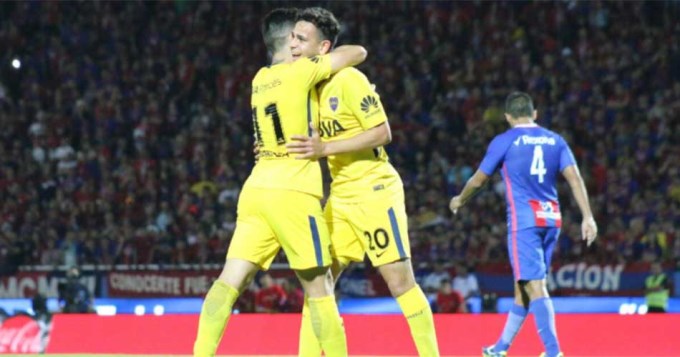 Boca le ganó a Cerro Porteño en la inauguración de su cancha