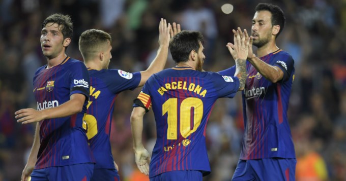 Con Messi como figura, el Barça arrancó ganando