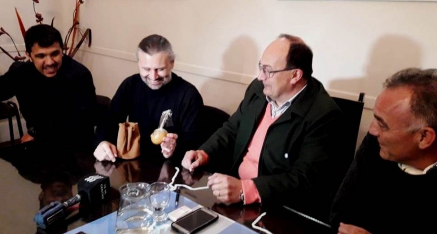 Marcos Di Palma y Eduardo Barragán estuvieron en Saladillo