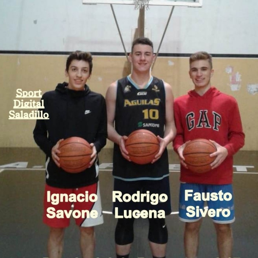 Savone, Lucero y Sivero integran la selección sub17 de la ABCh