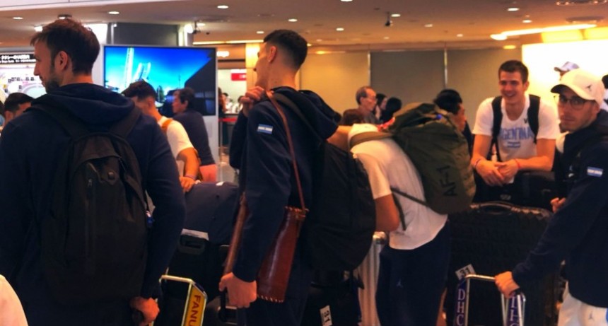 Selección Argentina ya esta en Japón