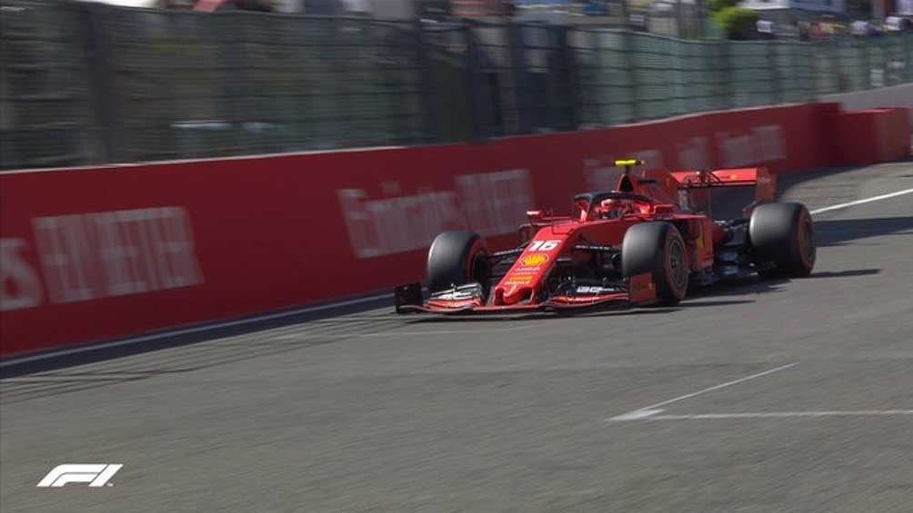 Leclerc, el más rápido en los ensayos en Spa-Francochamps