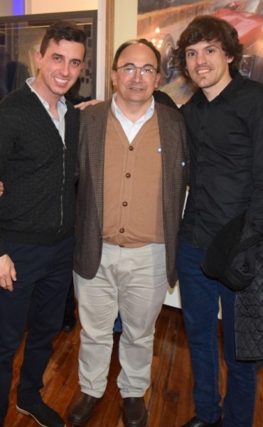 José Luis Salomón en el homenaje a Juan Manuel Fangio