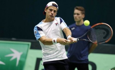 Copa Davis: Diego Schwartzman barrió en tres sets a Popko y Argentina igualó la serie