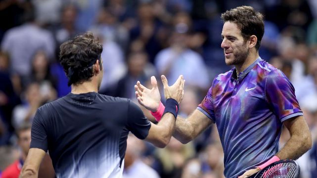 Delpo despachó a Federer y está en semis