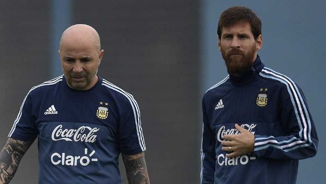 Sampaoli desmintió pelea con la 