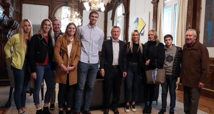 Sergio Hernández y Marcos Delía estuvieron en la Casa de Gobierno