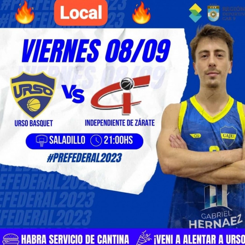 Imperdible: Promesa de buen básquet hoy en Urso por el Prefederal