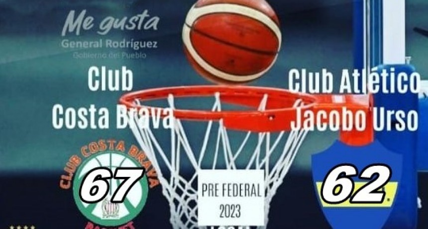 Básquet: Derrota de Urso ante Costa Brava por el Prefederal