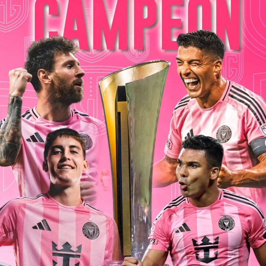 Con un gol y otra gran actuaci&oacute;n de Messi, Inter Miami gan&oacute; la Copa de Campeones 