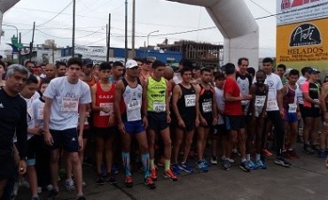 Ezequiel Aguilera corrió en San Francisco Solano