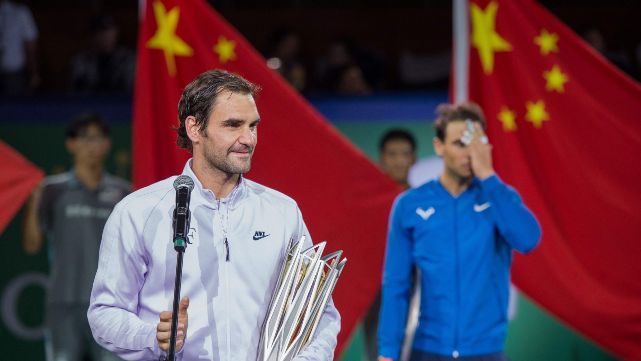 Federer conquistó China tras vencer a Nadal