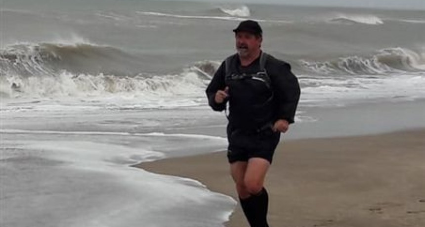 Julio Saizar participó de la Atlántica Ultra maratón