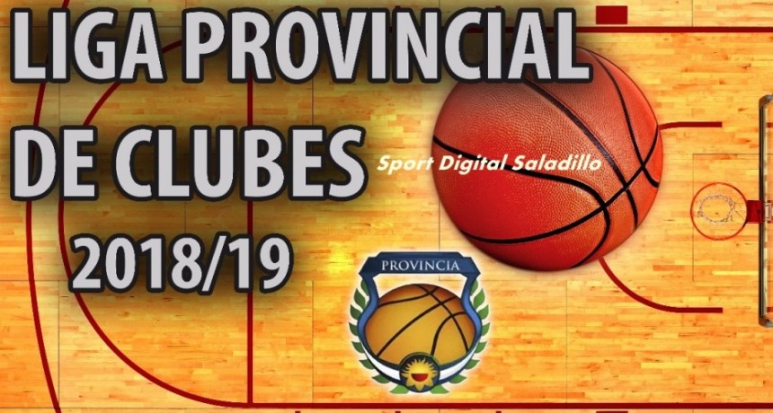 Ciudad de Saladillo debuta hoy en el Provincial de Clubes de Básquet 2018/19