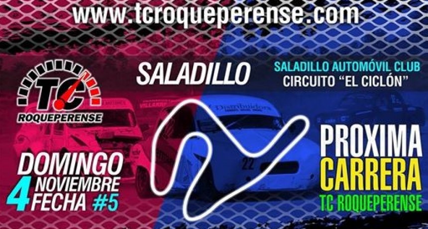 La fecha 5 se corre en “El Ciclón” del Saladillo Automóvil club 